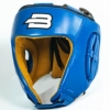 Шлем для единоборств BoyBo натуральная кожа, синий