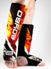 Защита для ног (голень + стопа) BoyBo Red Flame, нейлон ZD-63