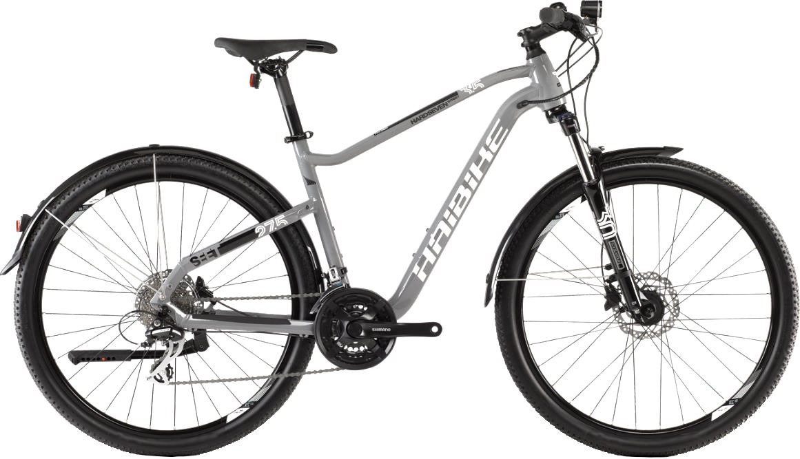 

Велосипед городской Haibike Seet HardSeven 3.5 Street 24 s. Acera 27.5", рама M, 2020 (4100072945, Серый