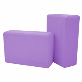 Блок для йоги SportVida SV-HK0174-2 (2 шт.), фиолетовый - Фото №5