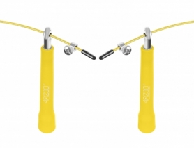 Скакалка скоростная 4FIZJO Speed Rope 4FJ0184, желтая - Фото №5