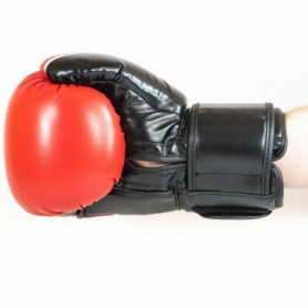 Перчатки боксерские BoyBo Ultra кожзаменитель, красные - Фото №2