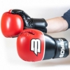 Перчатки боксерские BoyBo Ultra кожзаменитель, красные - Фото №4