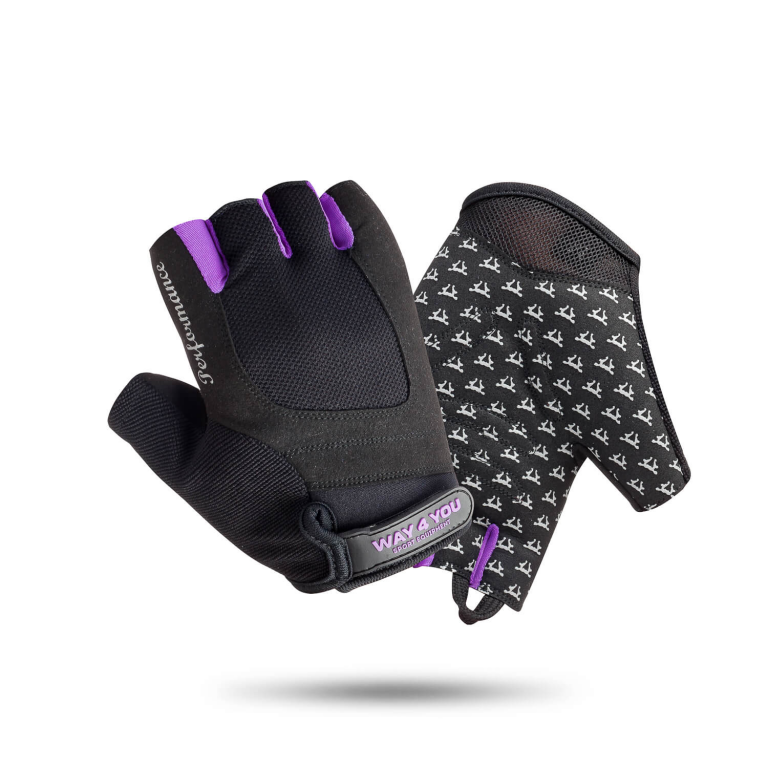 

Перчатки женские для фитнеса Way4you Violet (w-1751, Черный