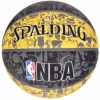 Мяч баскетбольный Spalding NBA Graffiti Outdoor Grey/Yellow (3001551011517), №7