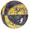 Мяч баскетбольный Spalding NBA Graffiti Outdoor Grey/Yellow (3001551011517), №7 - Фото №5