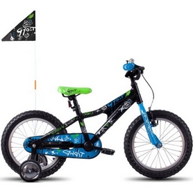 Велосипед детский Ghost Powerkid 16", 2019 (18PK1010), черно-синий