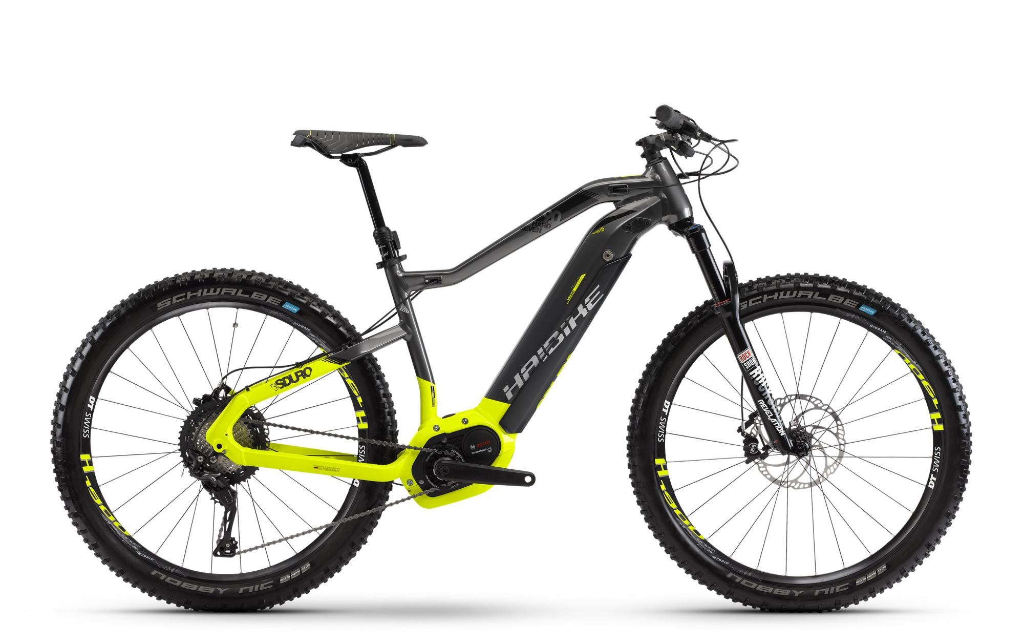 

Электровелосипед Haibike SDURO HardSeven 9.0 500Wh 27,5", рама L, 2018 (4540050848), Салатовый