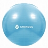 Мяч для фитнеса (фитбол) 55 см Springos Anti-Burst Sky Blue (FB0006) - Фото №5