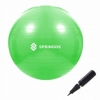 Мяч для фитнеса (фитбол) 65 см Springos Anti-Burst Green (FB0007)