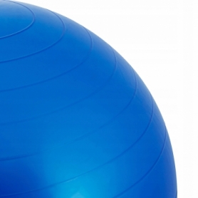 М'яч для фітнесу (фітбол) 85 см Springos Anti-Burst Blue (FB0009) - Фото №7