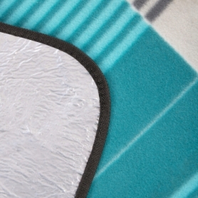 Коврик для пикника и кемпинга складной Springos (PM014) - бело-голубой, 240 x 200 см - Фото №3