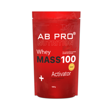 Гейнер AB PRO MASS 100 Whey Activator (ABPR20040) - ваниль, 1000 г