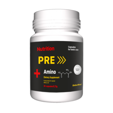 Добавка тонізуюча EntherMeal PRE Amino + (ABPR77), 30 капсул