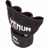 Бинт-перчатки гелевые Venum Kontact Gel Glowe Wraps, черные с белым - Фото №2