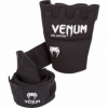 Бинт-перчатки гелевые Venum Kontact Gel Glowe Wraps, черные с белым - Фото №6