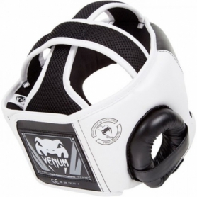 Шлем боксерский Venum Challenger 2.0 Hook & Loop, черный с белым - Фото №2