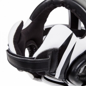 Шлем боксерский Venum Challenger 2.0 Hook & Loop, черный с белым - Фото №6