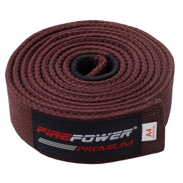 

Пояс для Бразильского Джиу-Джитсу FirePower Premium () Коричневый
