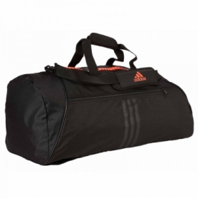 Сумка-рюкзак Adidas 2in1 Bag Nylon, adiACC052 (FP-7525) - черно-красная, 65 л - Фото №3