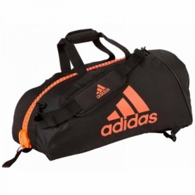 Сумка-рюкзак Adidas 2in1 Bag Nylon, adiACC052 (FP-7525) - черно-красная, 65 л - Фото №5