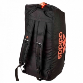Сумка-рюкзак Adidas 2in1 Bag Nylon, adiACC052 (FP-7526) - черно-красная, 50 л - Фото №2