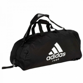 Сумка-рюкзак (2 в 1) Adidas Judo черная, 50 л (ADIACC052J-bl-white)