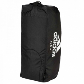 Сумка-рюкзак (2 в 1) Adidas Judo черная, 50 л (ADIACC052J-bl-white) - Фото №3