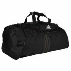 Сумка-рюкзак (2 в 1) Adidas Judo черная, 50 л (ADIACC052J-bl-white) - Фото №4