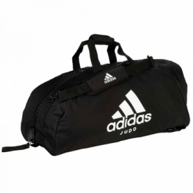 Сумка-рюкзак (2 в 1) Adidas Judo черная, 50 л (ADIACC052J-bl-white) - Фото №5