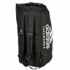 Сумка-рюкзак Adidas 2in1 Bag Nylon, adiACC052 (FP-7532) - черно-белая, 65 л - Фото №2
