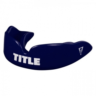 Капа TITLE Boxing Super Shield X2 Синяя (Для взрослых)