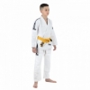Кимоно детское для бразильского джиу-джитсу Tatami Fightwear Kids Dweller белое (FP-8183-1) - Фото №3