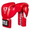 Перчатки боксерские TITLE Boxing Boxeo Mexican Leather Lace Training Gloves Tres (FP-8423-V) - красные
