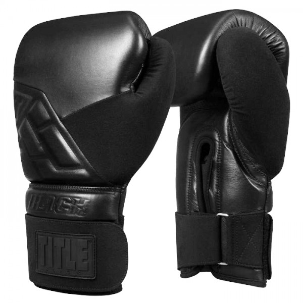 

Перчатки боксерские TITLE Boxing Black Phantom Bag Gloves (FP-8452-V, Черный