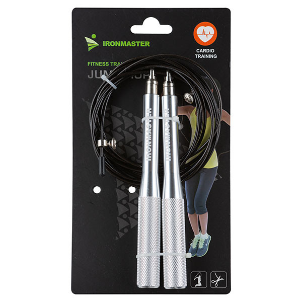 

Скакалка для кроссфита IronMaster (IR97175), 2,6 м, Серебристый