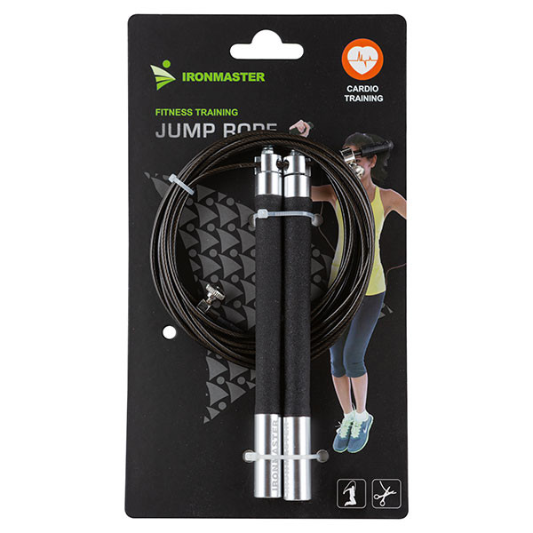

Скакалка для кроссфита IronMaster (IR97177), 2,6 м, Черный