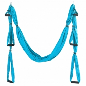 Гамак для йоги ZLT Antigravity Yoga swing FI-5323 блакитний