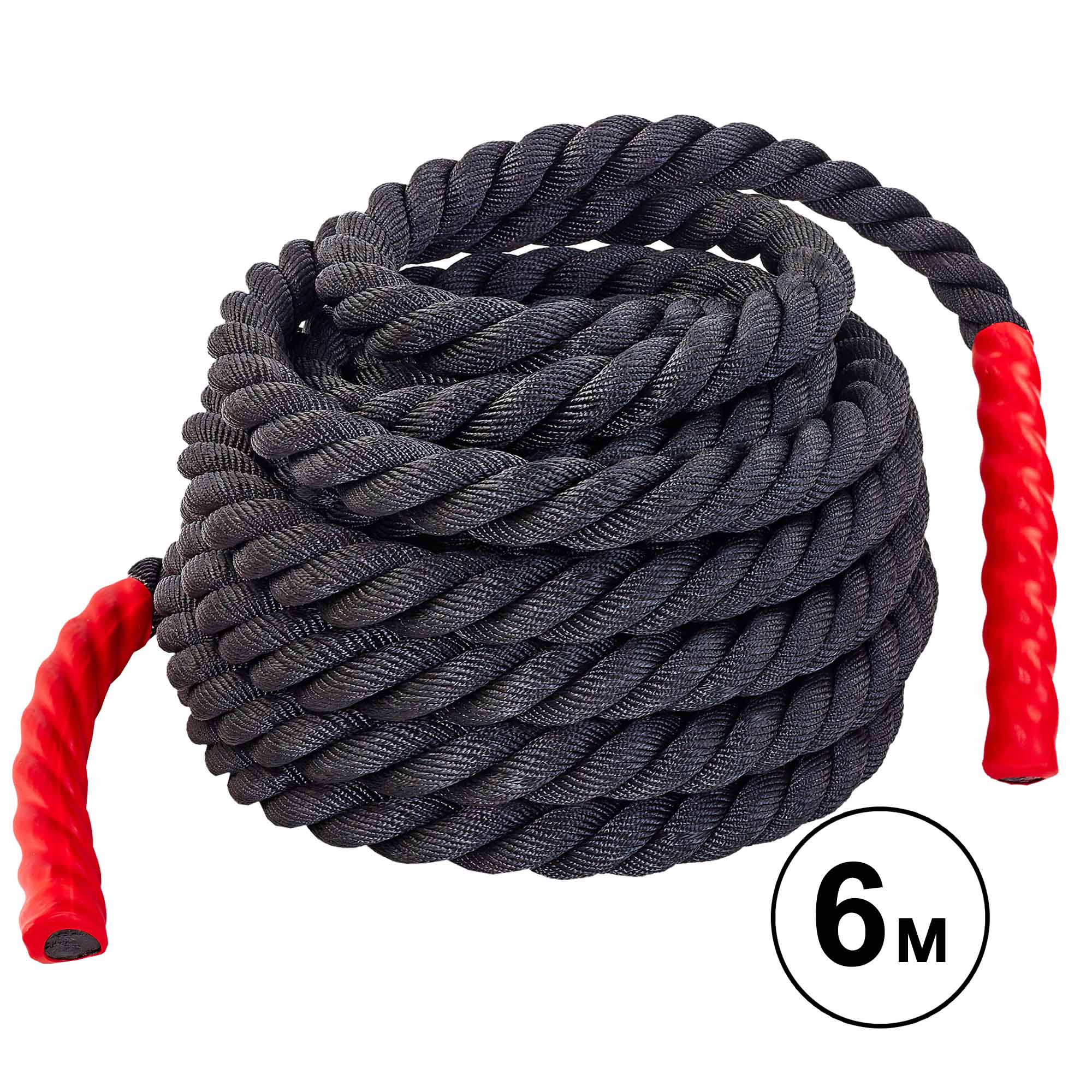 

Канат для кроссфита Combat Battle Rope FI-5311-6 - 6 м, Черный