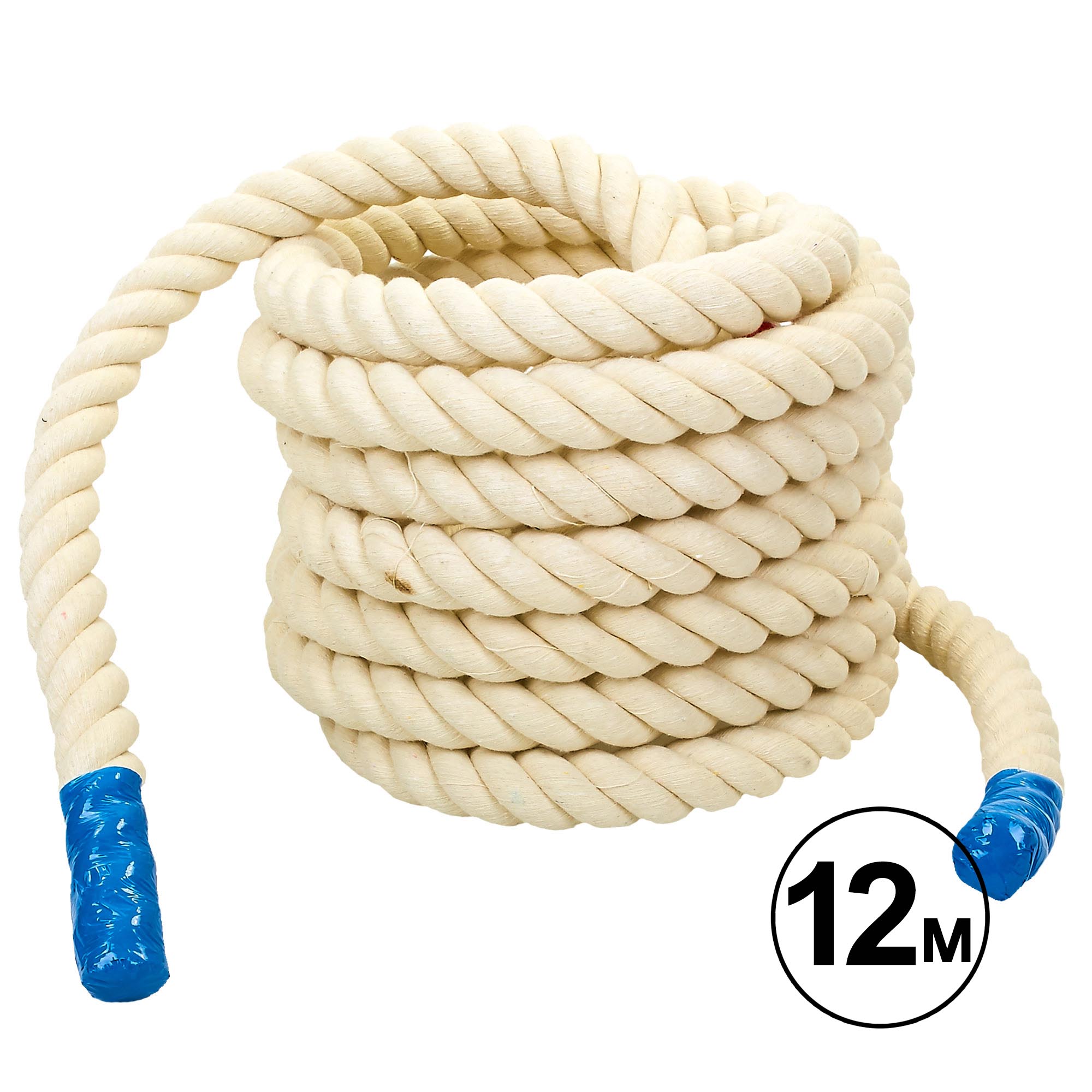 

Канат для кроссфита Combat Battle Rope UR R-6227-12, белый - 12 м
