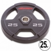 Диск олимпийский полиуретановый с хватом Life Fitness (SC-80154-25), 25кг