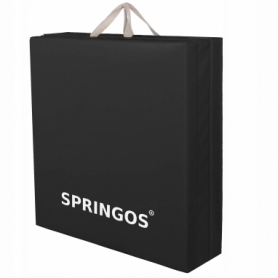 Мат гімнастичний розкладний Springos Black (FA0041), 180x60x5 см - Фото №2