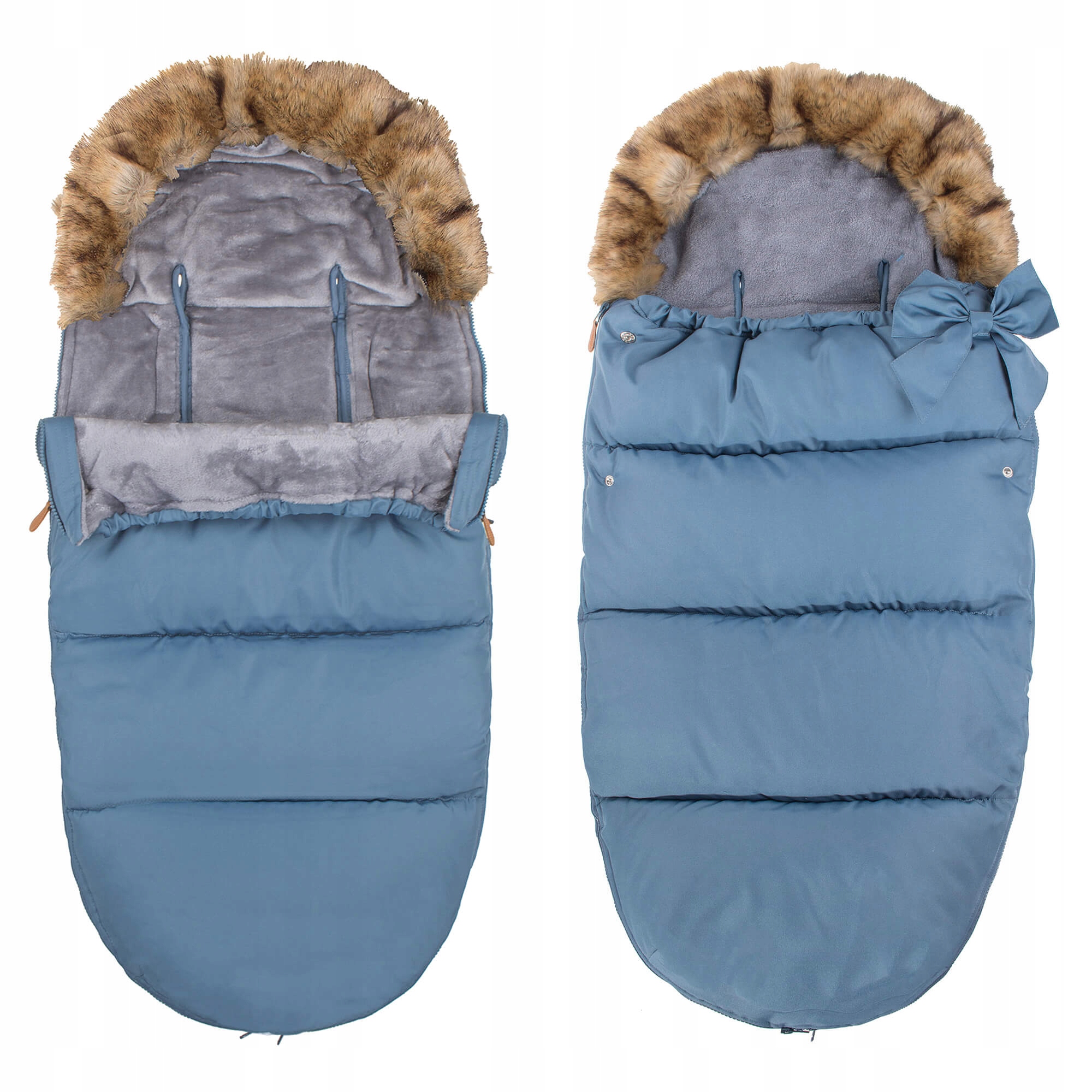 

Детский конверт для коляски, санок 4 в 1 Springos SB0001 Blue, Синий