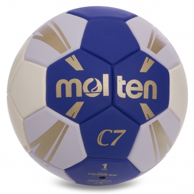 Мяч гандбольный Molten H1C3500 синий, №1