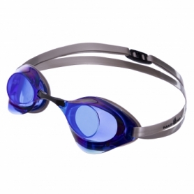 Очки для плавания стартовые MadWave Turbo Racer II Rainbow синие (M045806_BL)