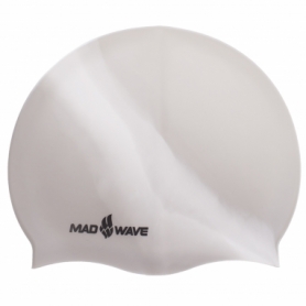 Шапочка для плавания MadWave Multi серая (M053401_GR)