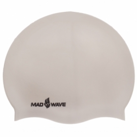 Шапочка для плавания MadWave Intensive серая (M053501_GR)