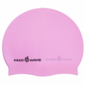 Шапочка для плавания MadWave Pastel розовая (M053504_PNK)