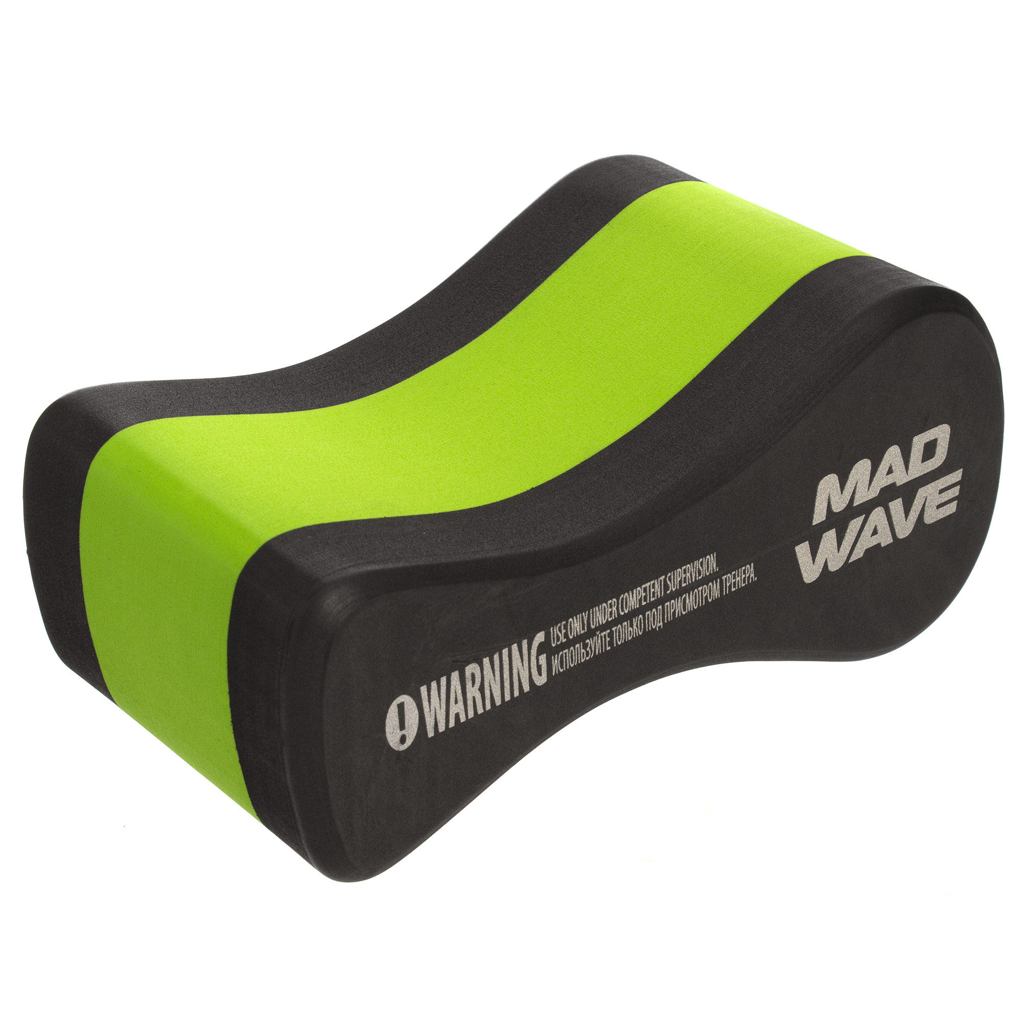 

Колобашка для плавания MadWave Ext зеленая, 10x22x12 см (M072003_GRN-BLK), Зеленый-черный
