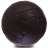Мяч футбольный кожаный Vintage, 18 панелей (F-0254) - темно-коричневый, №5